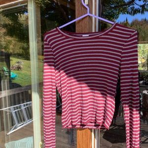 Garage striped long sleeve